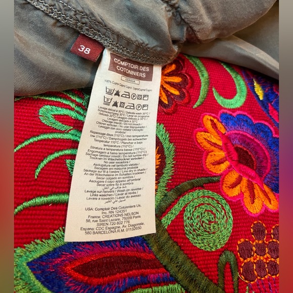 Green Comptoir des Cotonniers coat size 38 EU (small) - Picture 6 of 6